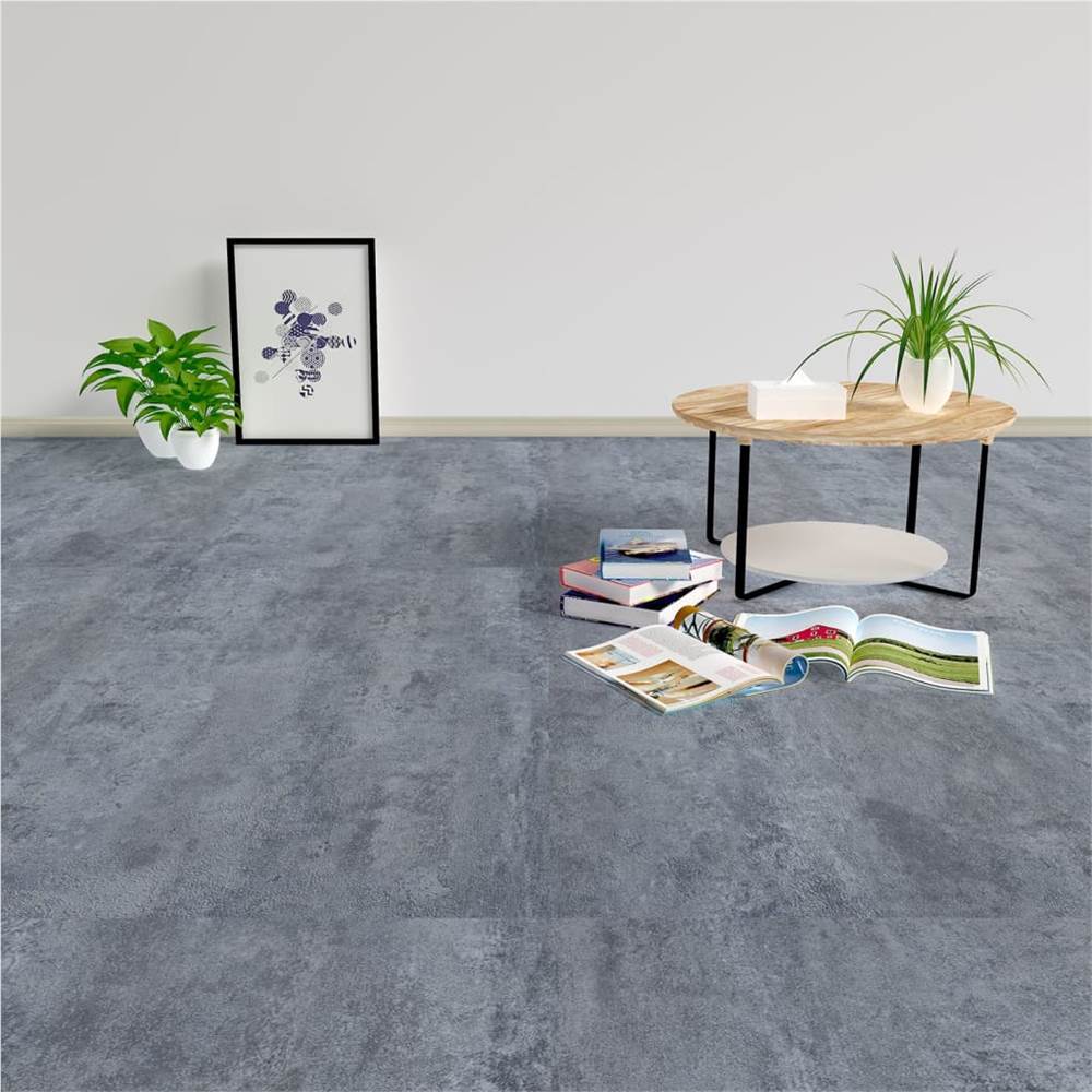

330160 Self-adhesive Flooring Planks 20 pcs PVC 1,86 m² Grey Marble