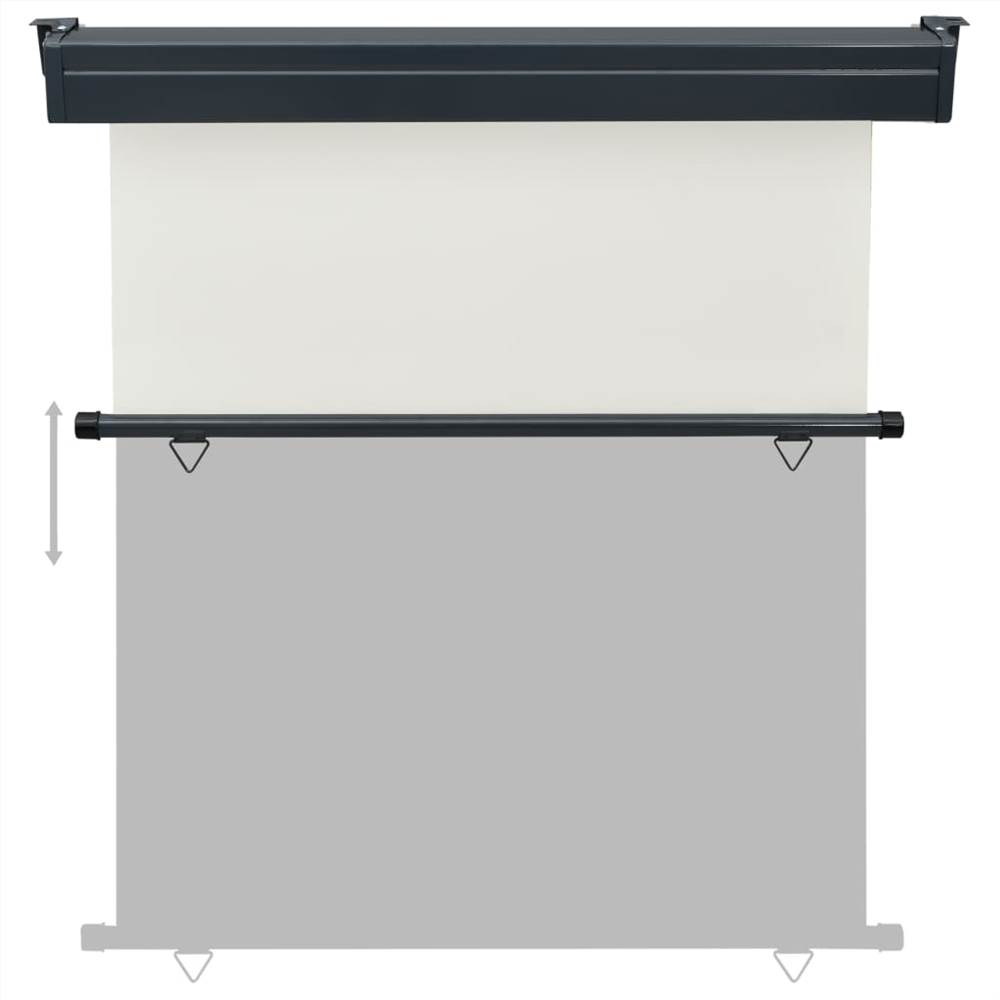 Balcony Side Awning 170x250 cm Cream