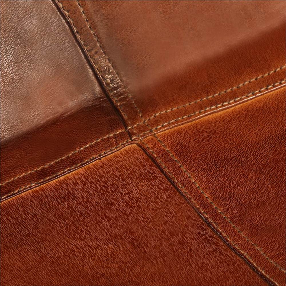 Butterfly Chairs 6 pcs Brown Kids Size Real Leather