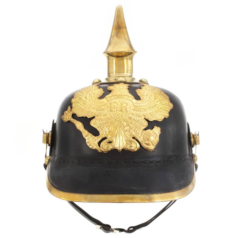 German Prussian Helmet Antique Replica LARP Black Steel