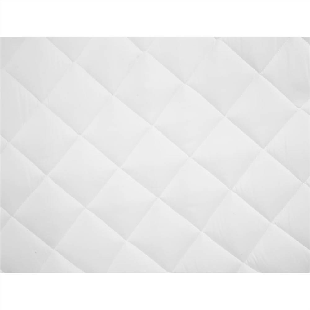 Quilted Mattress Protector White 120x200 cm Heavy