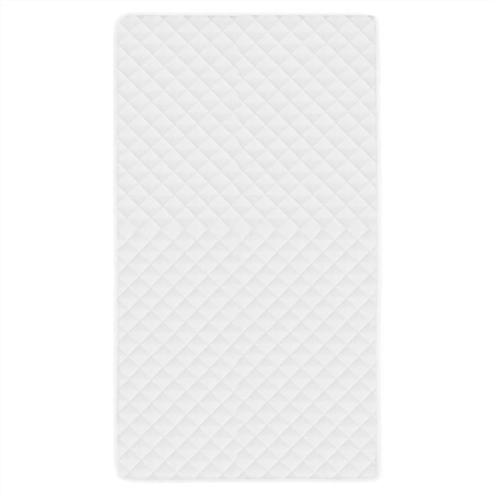 Quilted Mattress Protector White 120x200 cm Heavy
