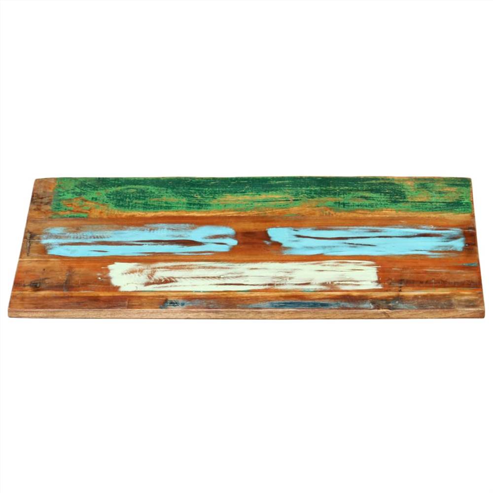 Rectangular Table Top 70x90 cm 25-27 mm Solid Reclaimed Wood