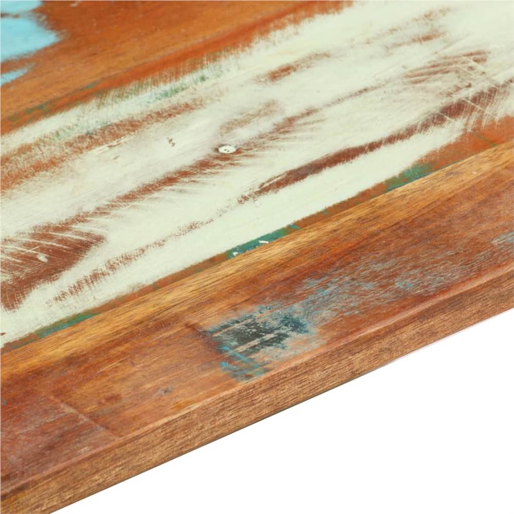 Square Table Top 60x60 cm 15-16 mm Solid Reclaimed Wood