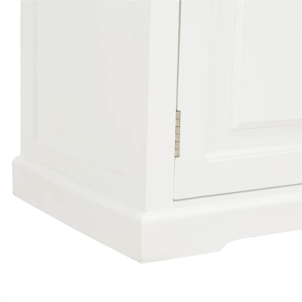 TV Cabinet White 90x30x40 cm Wood