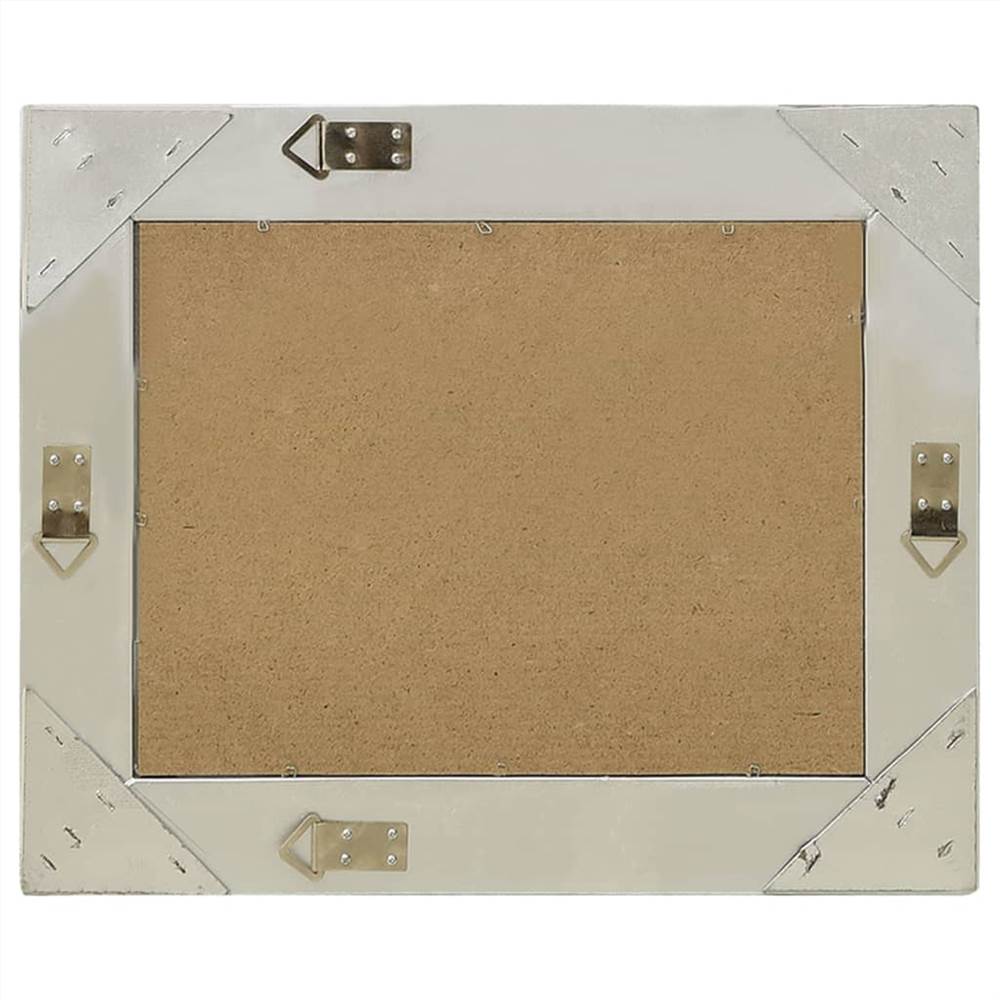 Wall Mirror Baroque Style 60x40 cm Silver