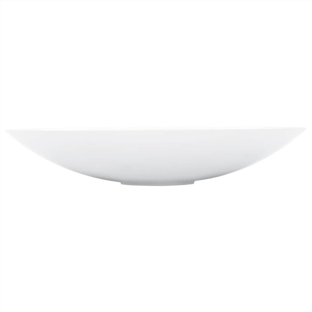 Wash Basin 59.3x35.1x10.7 cm Mineral Cast/Marble Cast White