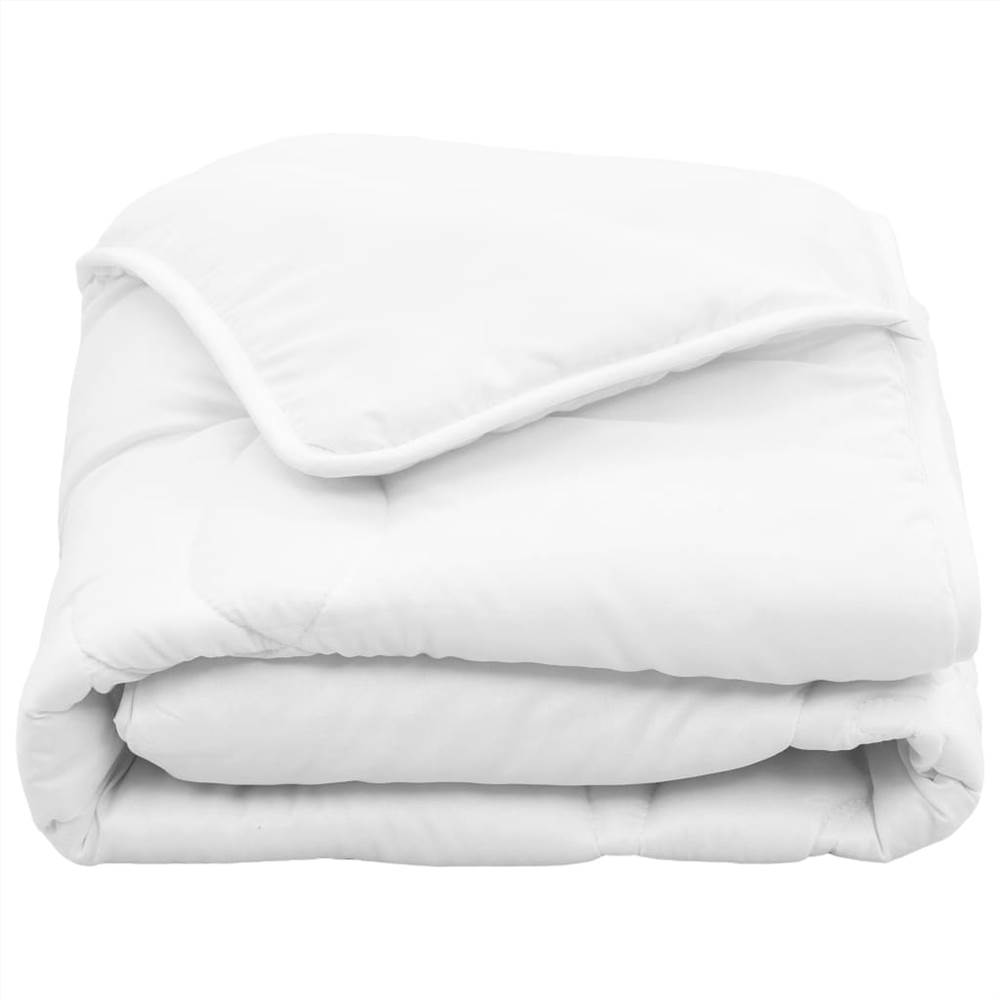 2 Piece Kids Summer Duvet Set White 120x150 cm/40x60 cm