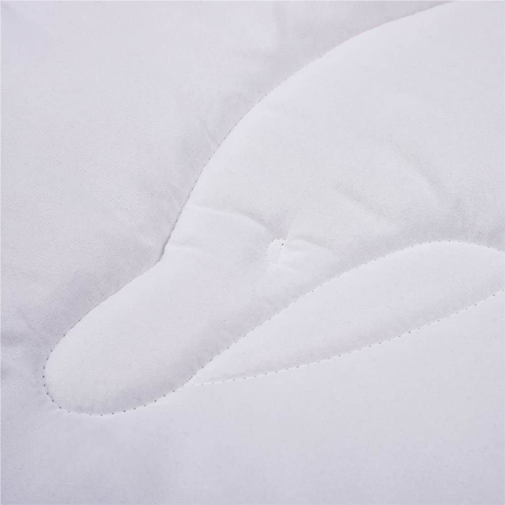 2 Piece Kids Summer Duvet Set White 120x150 cm/40x60 cm