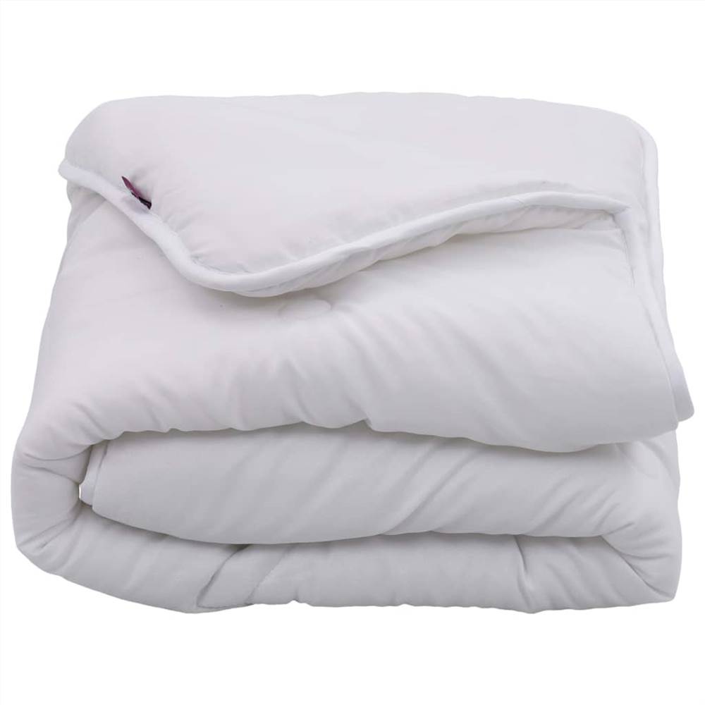 2 Piece Kids Summer Duvet Set White 120x150 cm/40x60 cm