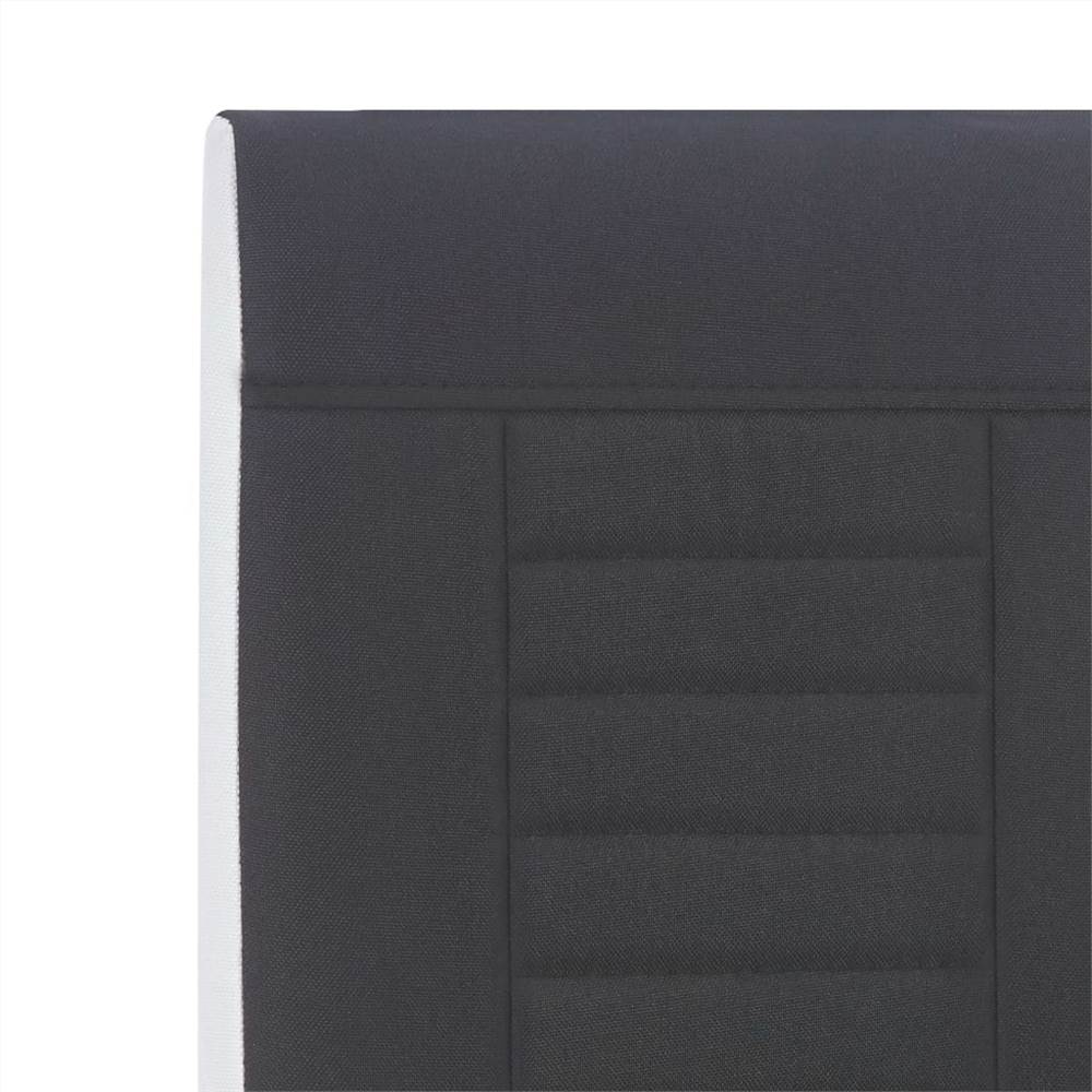 Cantilever Dining Chairs 2 pcs Black Fabric