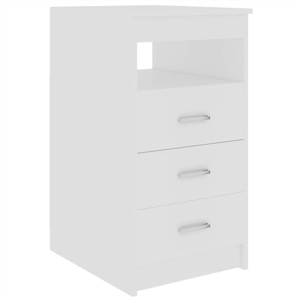 Desk White 140x50x76 cm Chipboard