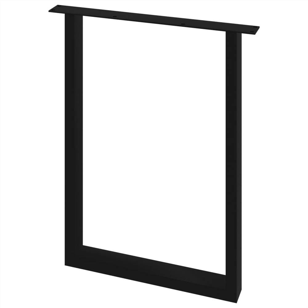 Dining Table Legs 2 pcs O Frame 60x72 cm