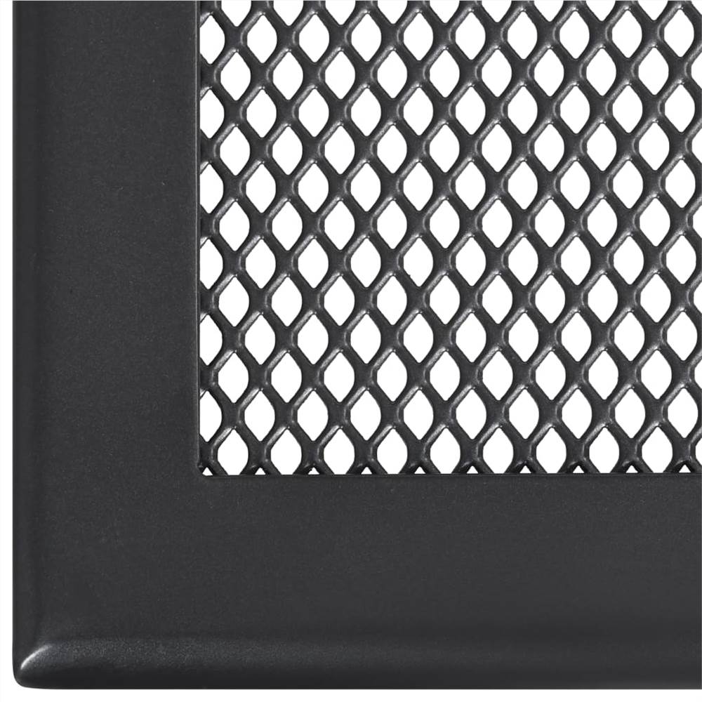 Folding Mesh Table 80x80x72 cm Steel Anthracite