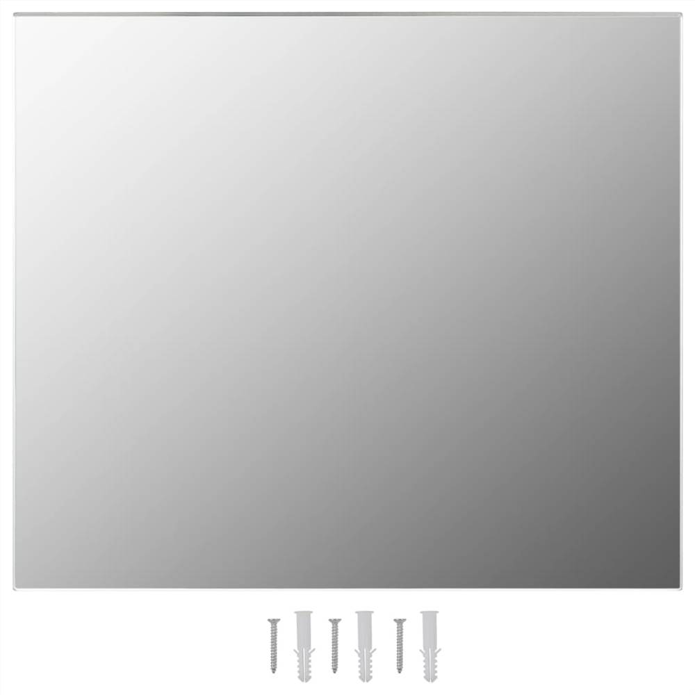 Frameless Mirror 80x60 cm Glass