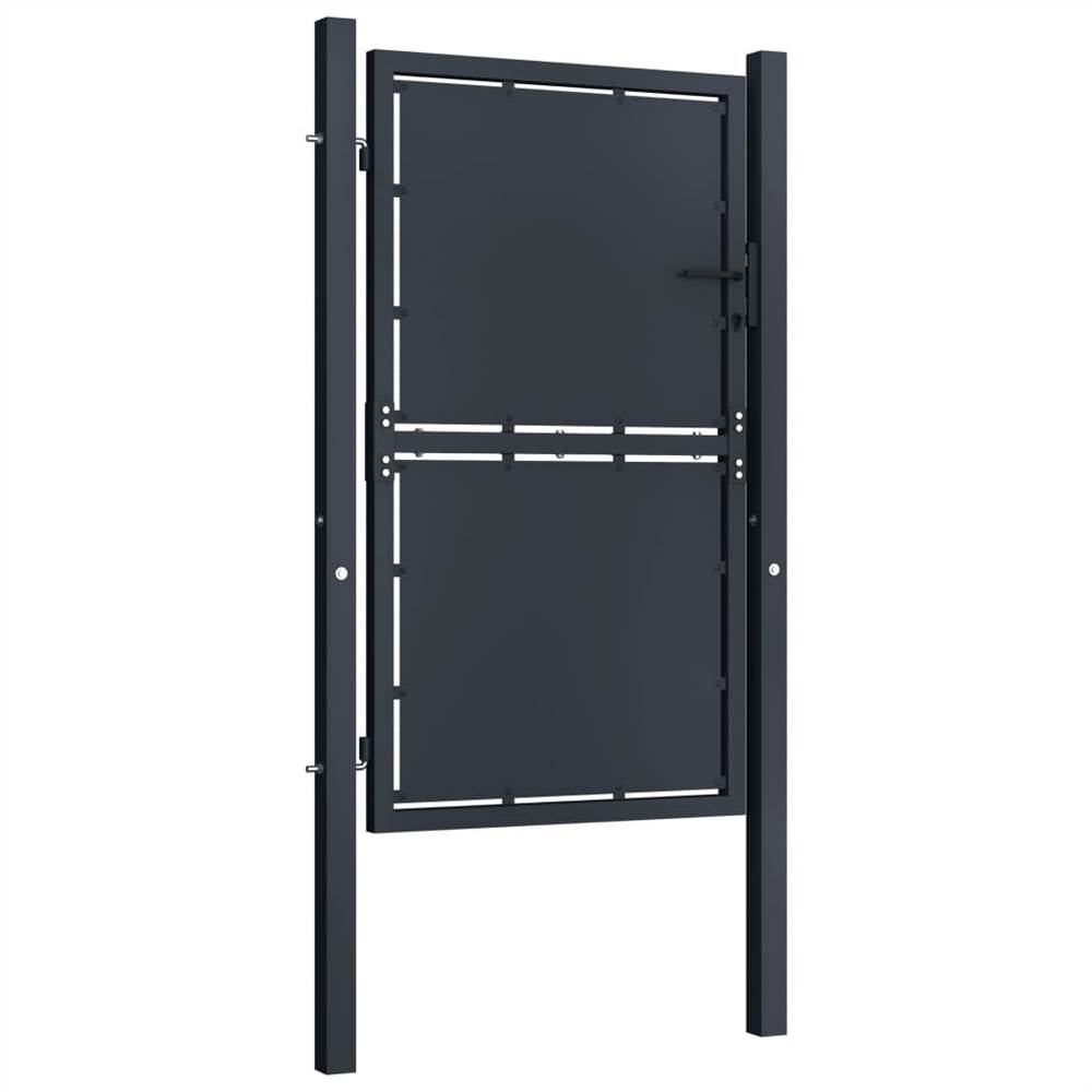 Garden Gate Steel 100x150 cm Anthracite