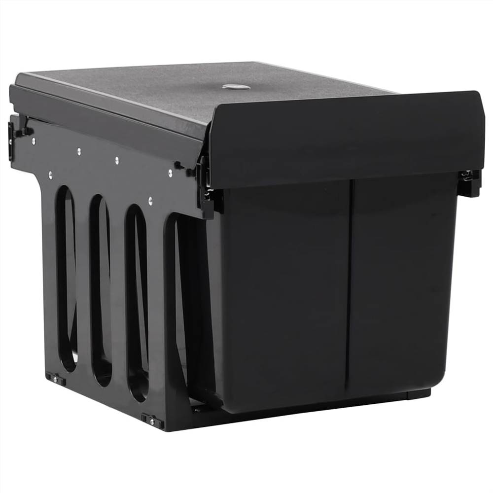 Kitchen Cupboard Pull-out Recycled Dustbin Soft-Close 48 L