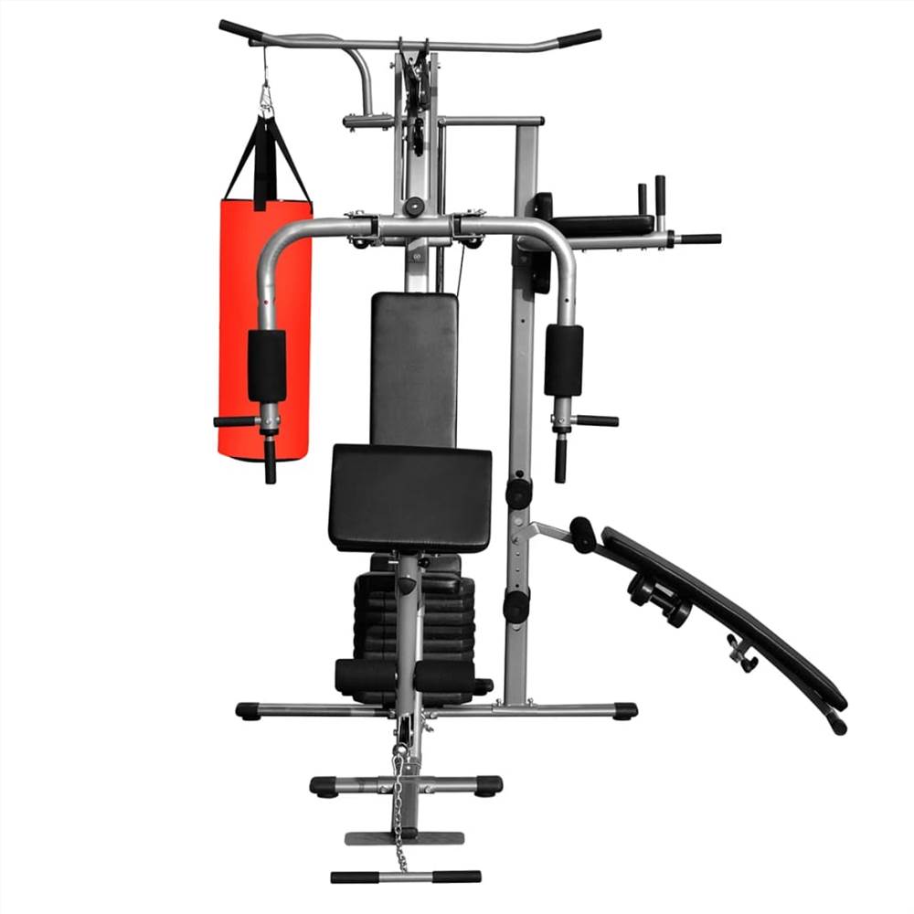 Multi-functional Home Gym with 1 Boxing Bag 65 kg
