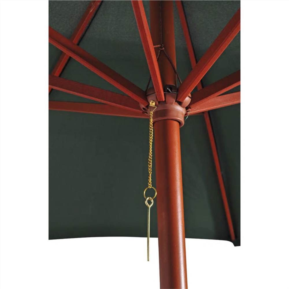 Parasol Green 258 cm.