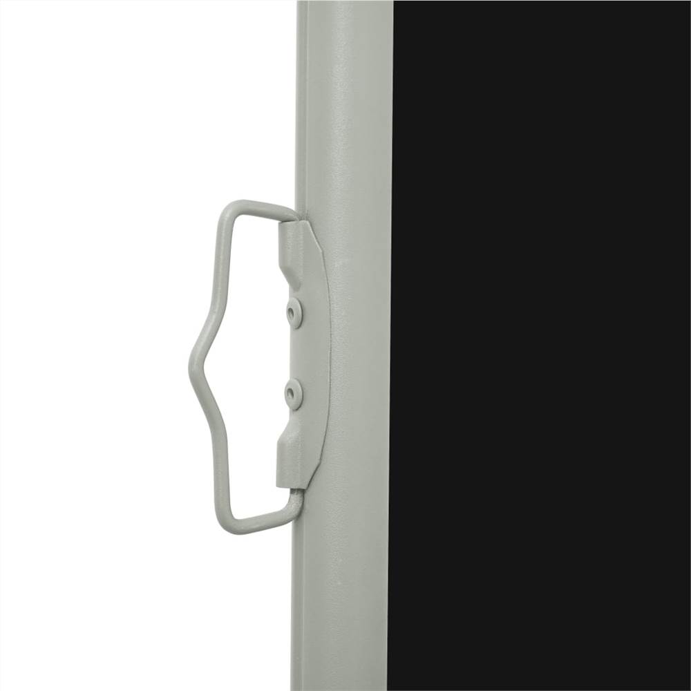 Patio Retractable Side Awning 170x300 cm Black