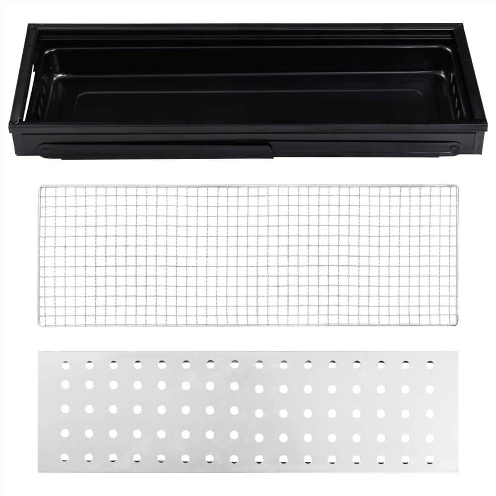 Portable Camping BBQ Grill Steel 60x22,5x33 cm