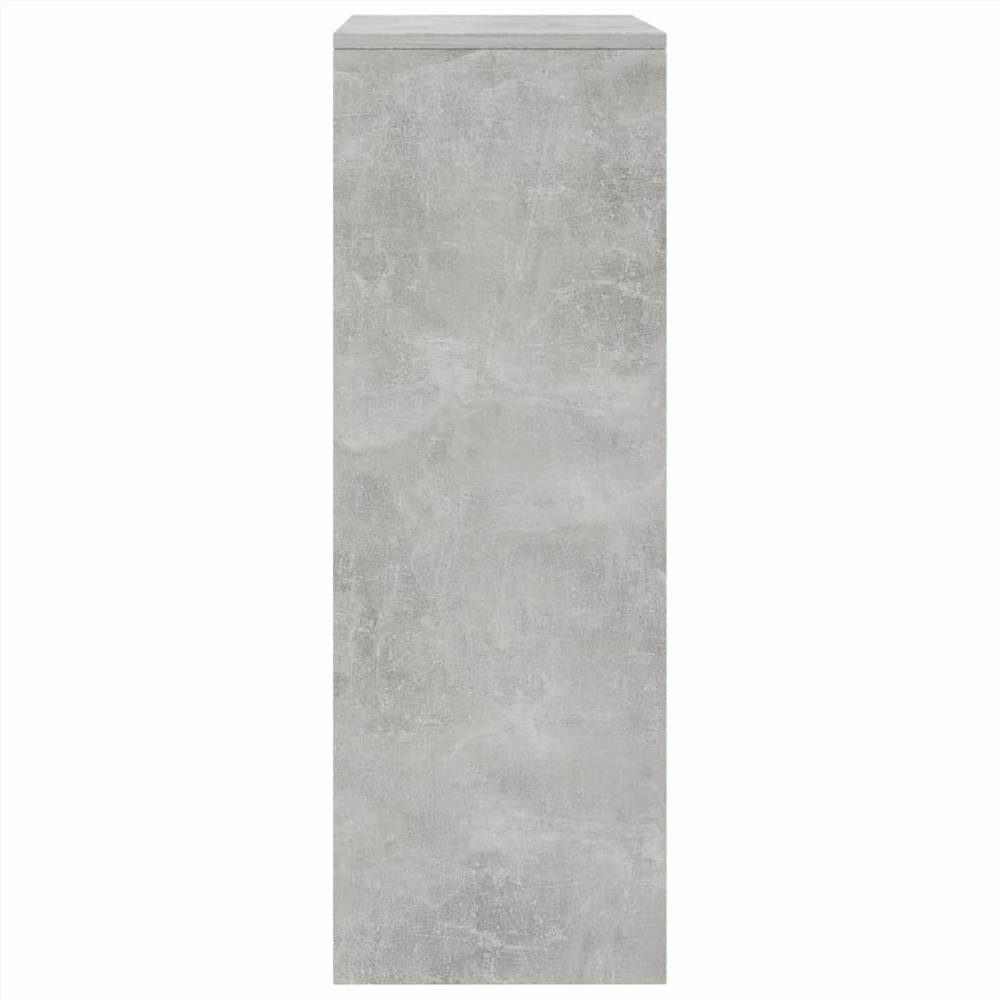 Sideboard with 6 Drawers Concrete Grey 50x34x96 cm Chipboard