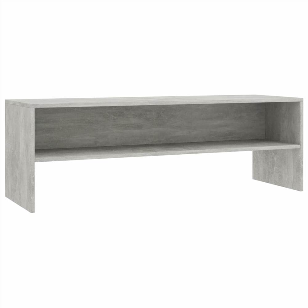 TV Cabinet Concrete Grey 120x40x40 cm Chipboard