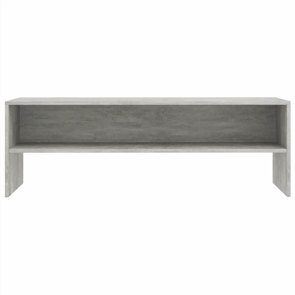 TV Cabinet Concrete Grey 120x40x40 cm Chipboard
