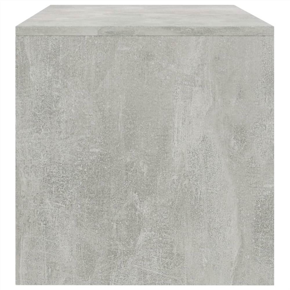 TV Cabinet Concrete Grey 120x40x40 cm Chipboard