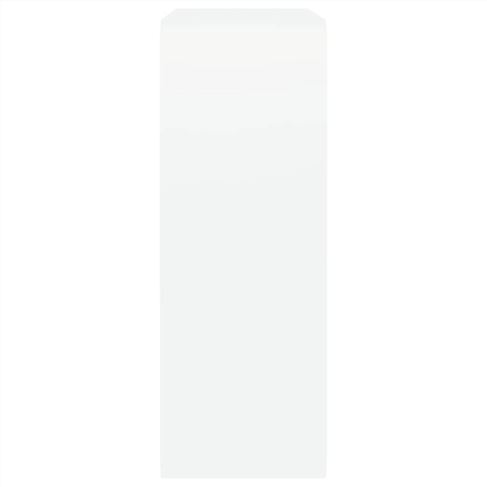 Wall Cube Shelves 3 pcs White MDF