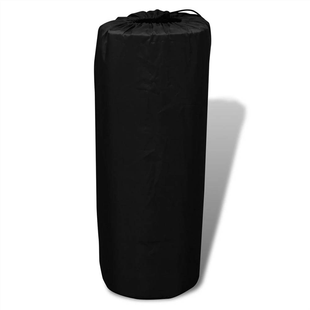 Black Self-inflating Sleeping Mat 190 x 130 x 5 cm (Double)