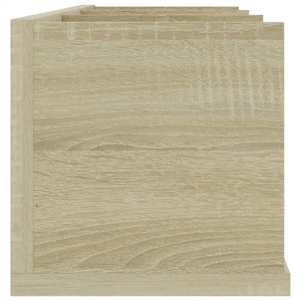 CD Wall Shelf Sonoma Oak 75x18x18 cm Chipboard