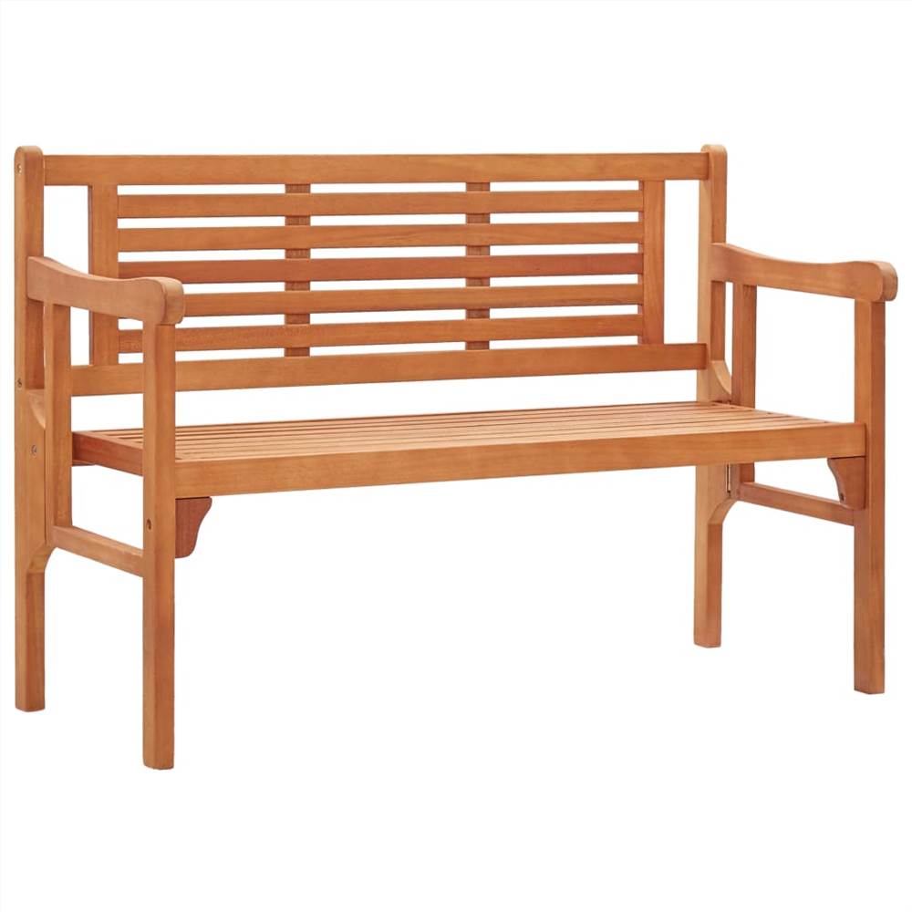 Foldable Garden Bench 120 cm Solid Eucalyptus Wood