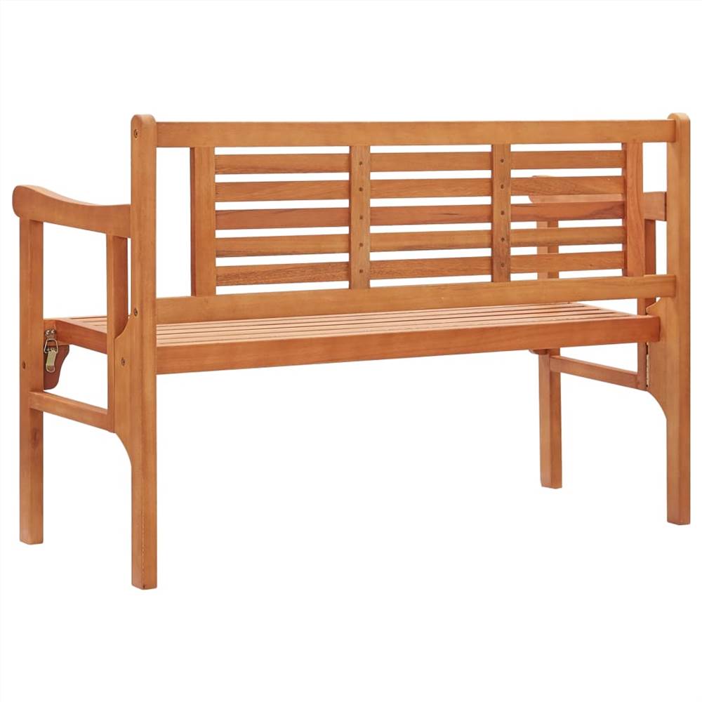 Foldable Garden Bench 120 cm Solid Eucalyptus Wood