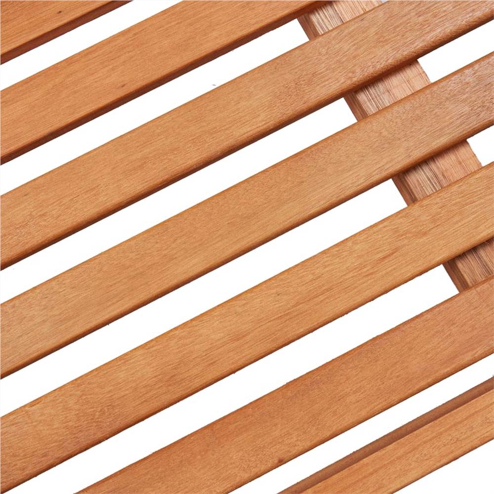 Foldable Garden Bench 120 cm Solid Eucalyptus Wood