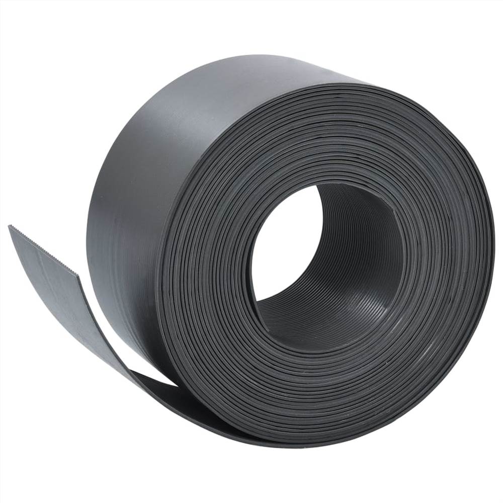 Garden Edging Grey 10 m 10 cm PE