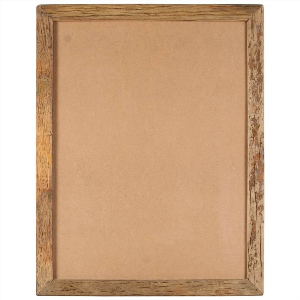 Photo Frames 2 pcs 50x60 cm Solid Reclaimed Wood and Glass