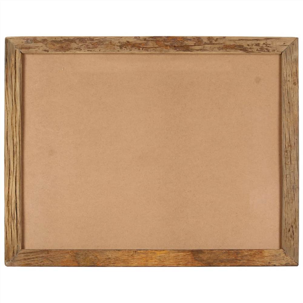 Photo Frames 2 pcs 50x60 cm Solid Reclaimed Wood and Glass