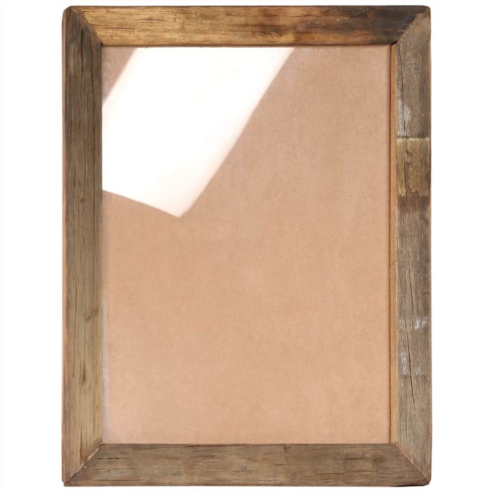 Photo Frames 2 pcs 50x60 cm Solid Reclaimed Wood and Glass
