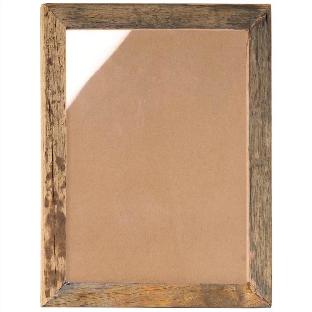 Photo Frames 2 pcs 50x60 cm Solid Reclaimed Wood and Glass