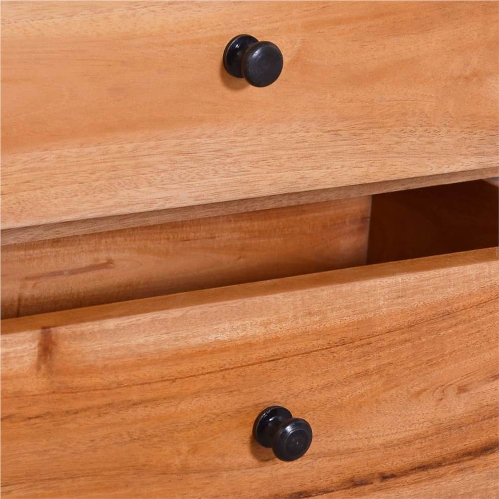 Side Cabinet 60x30x75 cm Solid Mahogany Wood