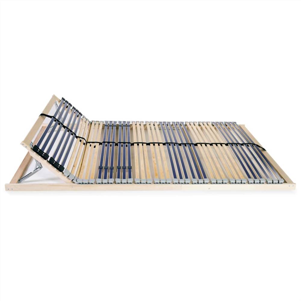 Slatted Bed Base with 42 Slats 7 Zones 140x200 cm