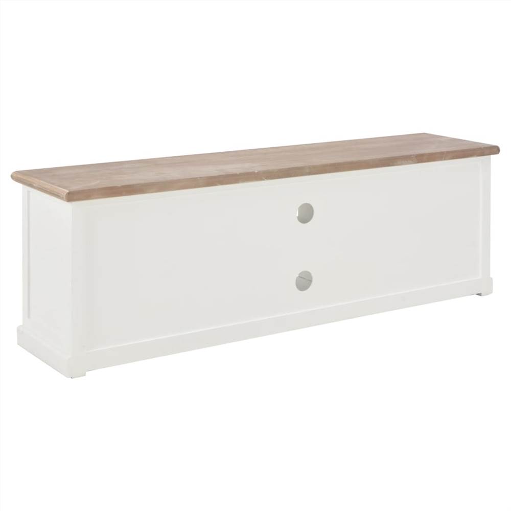 TV Cabinet White 120x30x40 cm Wood