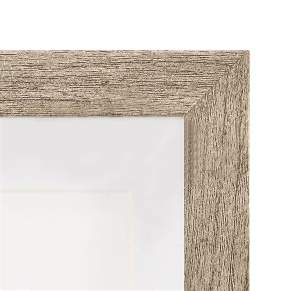 3D Box Photo Frames 3 pcs Dark Wood 20x25cm for 13x18cm Picture