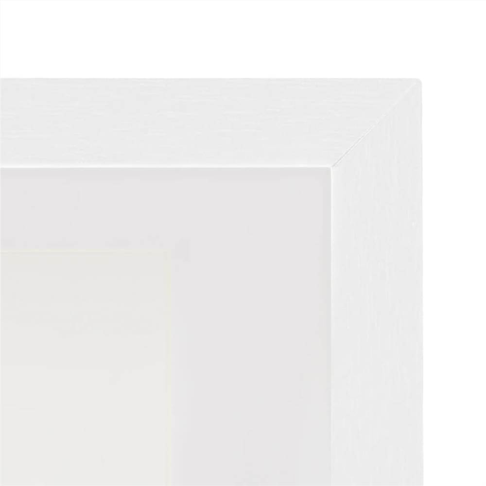 3D Box Photo Frames 3 pcs White 23x23 cm for 13x13 cm Picture