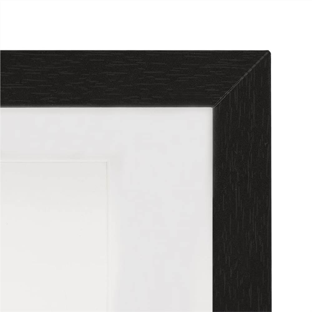 3D Box Photo Frames 5 pcs Black 28x28 cm for 20x20 cm Picture