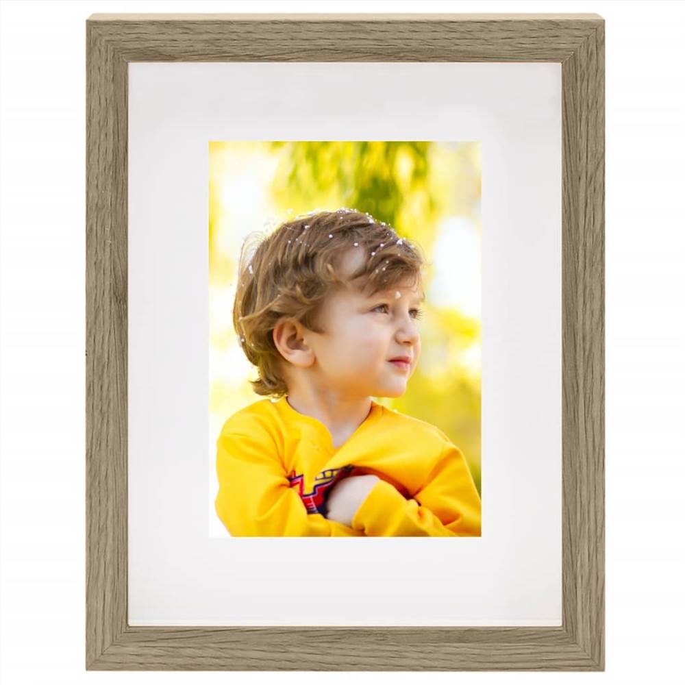 3D Box Photo Frames 5 pcs Dark Wood 20x25cm for 13x18cm Picture