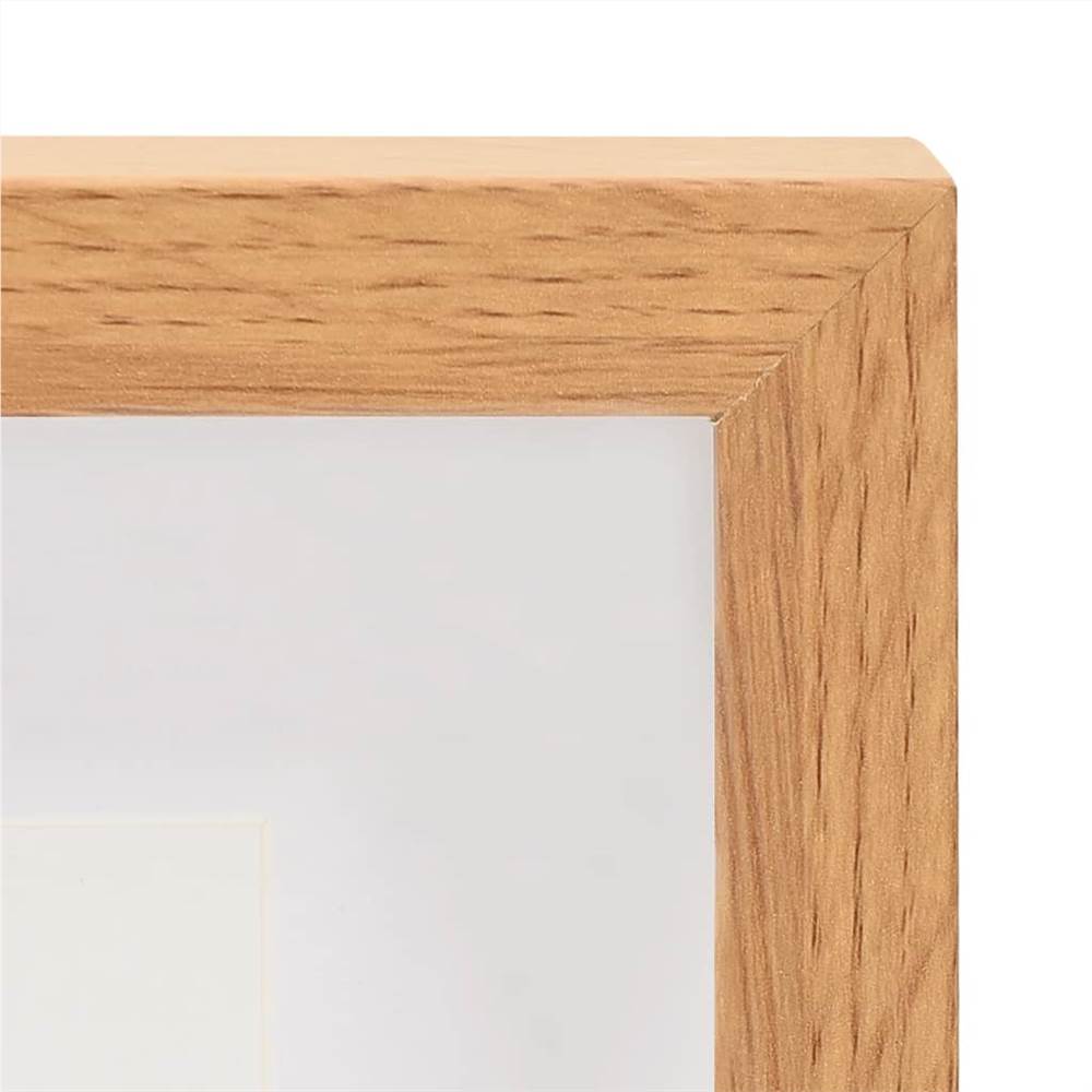3D Box Photo Frames 5 pcs Oak 28x28 cm for 20x20 cm Picture