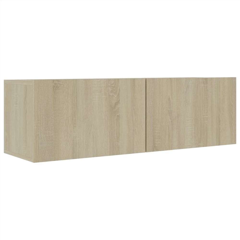 6 Piece TV Cabinet Set Sonoma Oak Chipboard