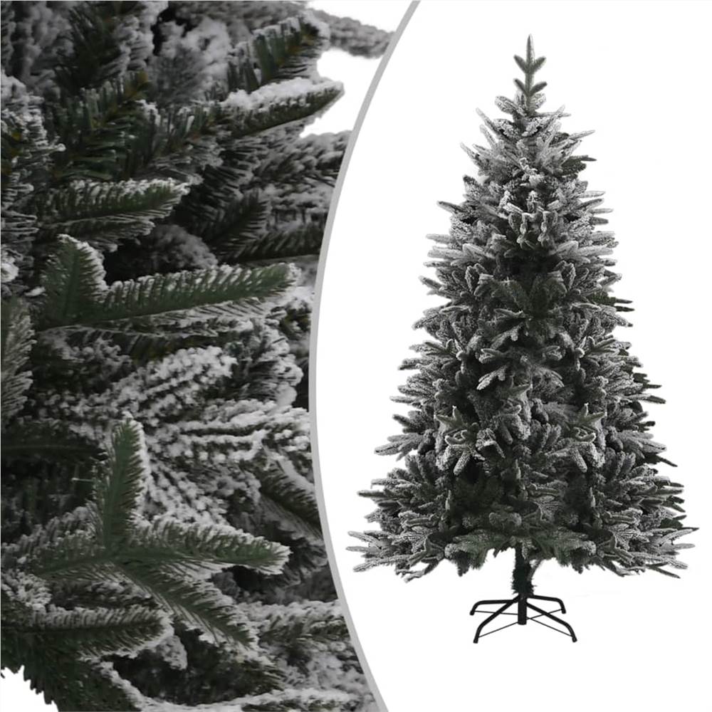 Artificial Christmas Tree LED&Ball Set&Flocked Snow 120cm PVC&PE